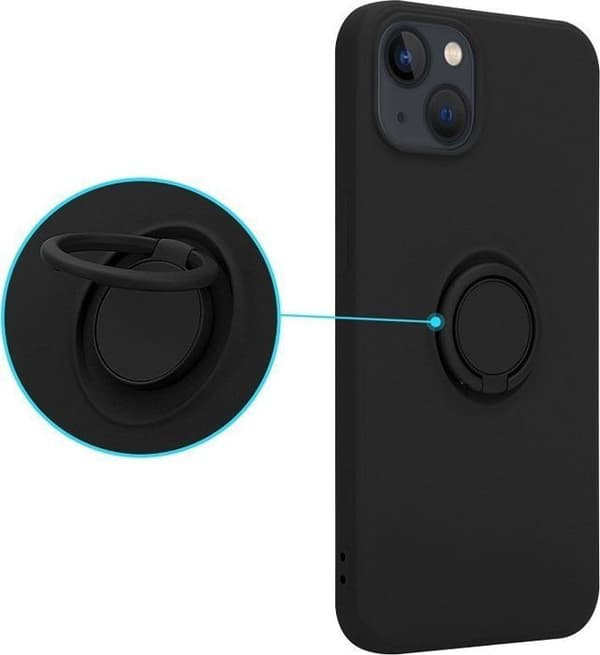 Coque telefon - bumper telefon Oem Coque med silikonring för Samsung A53 5G svart