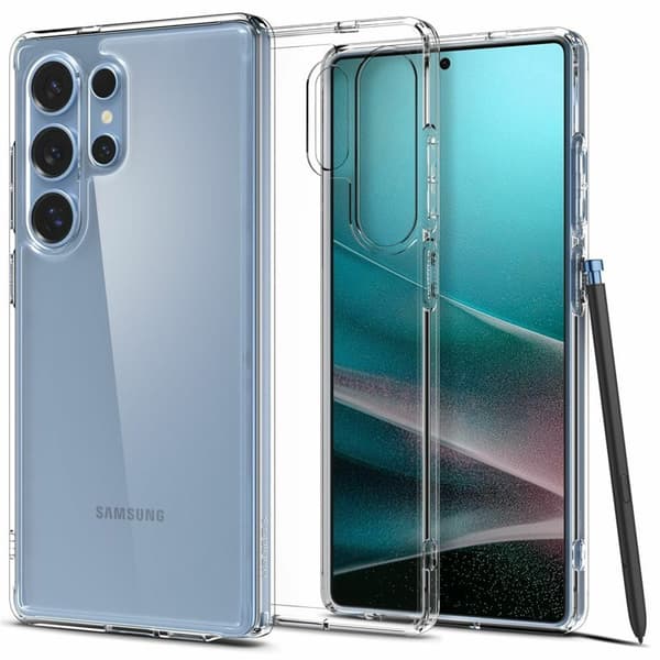 Spigen Ultra Hybrid cover Samsung Galaxy S25 Ultra - Crystal clear