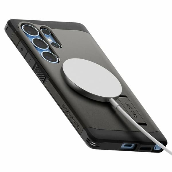 Spigen Tough Armor cover Samsung Galaxy S25 Ultra - Gunmetal
