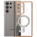 Miniatyrbilde 4 av 4: Diamond bling MagSafe deksel Samsung Galaxy S25 Ultra - Gold