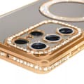 Miniatyrbilde 2 av 4: Diamond bling MagSafe deksel Samsung Galaxy S25 Ultra - Gold