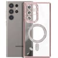 Miniatyrbild 4 av 4: Diamond bling MagSafe skal Samsung Galaxy S25 Ultra - Pink