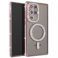 Miniatyrbild 1 av 4: Diamond bling MagSafe skal Samsung Galaxy S25 Ultra - Pink