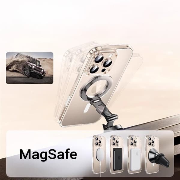MagSafe Camera Control suojakuori Apple iPhone 16 Pro Max - Läpinäkyvä