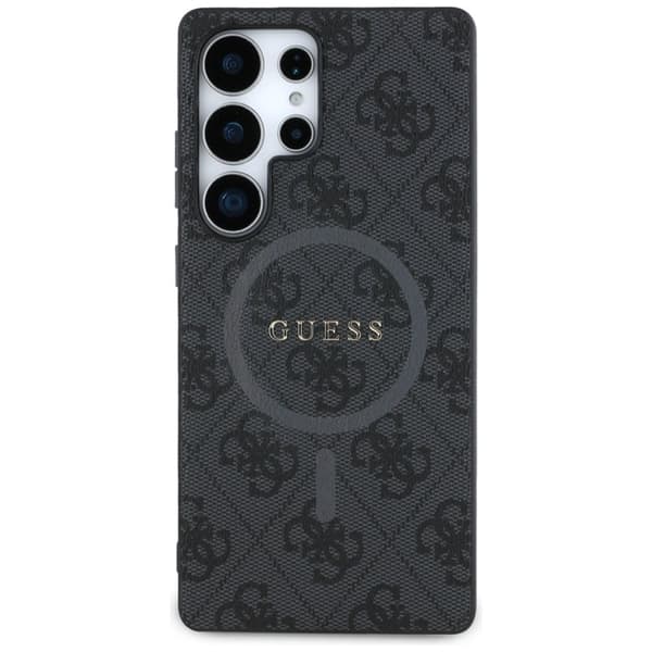 Guess Leather 4G MagSafe cover Samsung Galaxy S25 Ultra - Sort