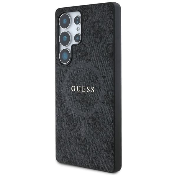 Guess Leather 4G MagSafe cover Samsung Galaxy S25 Ultra - Sort