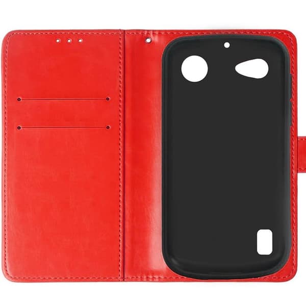 Wallet cover 2-kort Doro Leva L11 - Rød