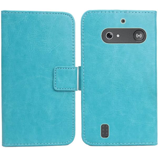 Wallet cover 2-kort Doro Leva L10 - Lyseblå