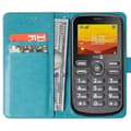 Miniatyrbillede 1 af 3: Wallet cover 2-kort Doro Leva L10 - Lyseblå