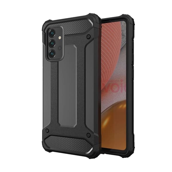 Hybrid Armor-beskyttelsesskall med todelt konstruksjon for Samsung Galaxy A56 - Svart