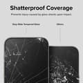 Miniatyrbild 4 av 6: Coque för iPhone 16 Pro Max (2-pack) - Härdat Glas Ringke Easy Slide - Genomskinlig