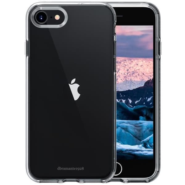 Bakskal - DBRAMANTE1928 - Iceland Pro - Transparent - Återvunnen plast - iPhone SE (2020) / 8 / 7