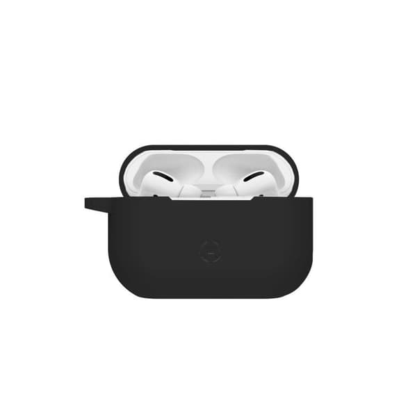Svart silikonfodral - AIRCASE - Kompatibel med trådlös laddning - Mjukt - Klaff