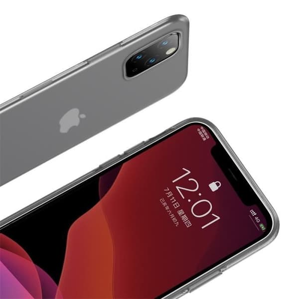 Baseus flytande silikonfodral för iPhone 11 6,5 tum 2019 bakskal