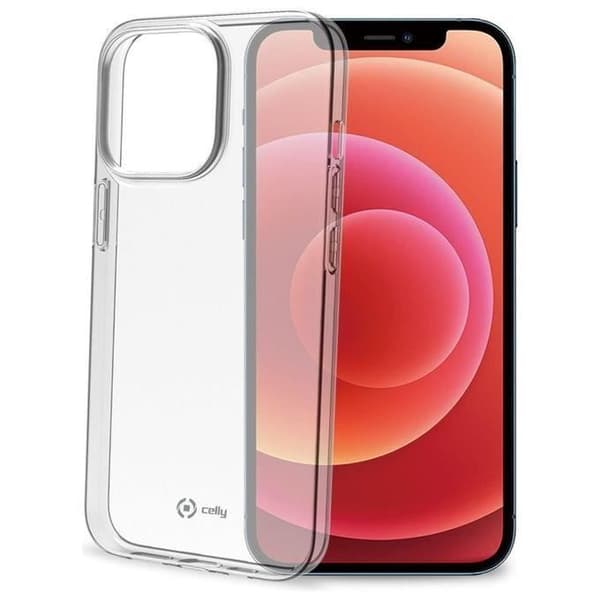 TPU-skal - CELLY - iPhone 13 Pro Max - Transparent - Mjuk - Stötskydd