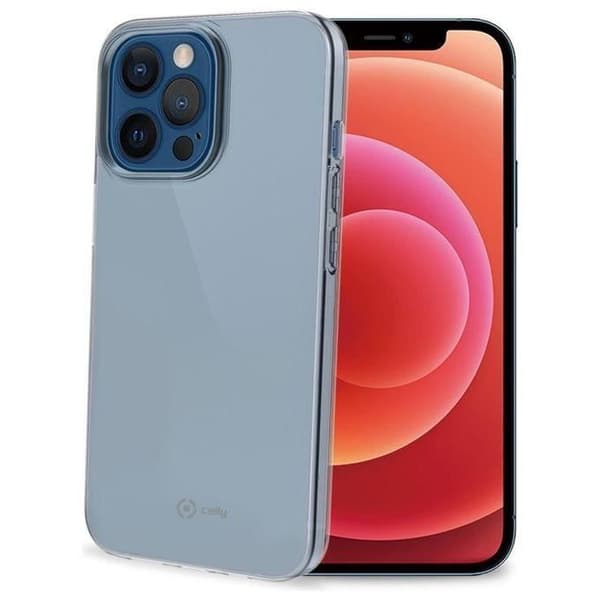 TPU-skal - CELLY - iPhone 13 Pro Max - Transparent - Mjuk - Stötskydd