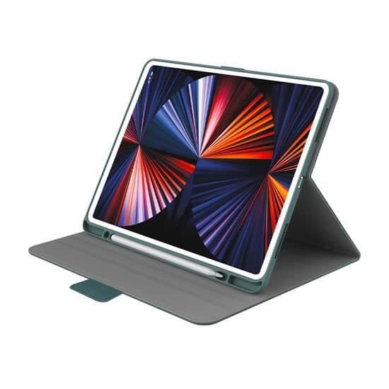 Fodral med lock - Cygnett - TekView - Kompatibel med iPad Air 10.9 och 11 - Färg Grön - Hållbart tyg