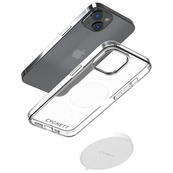 Cygnett AeroMag Clear Skyddsfodral för iPhone 13-14 - Skyddstelefonfodral - Tillbehör