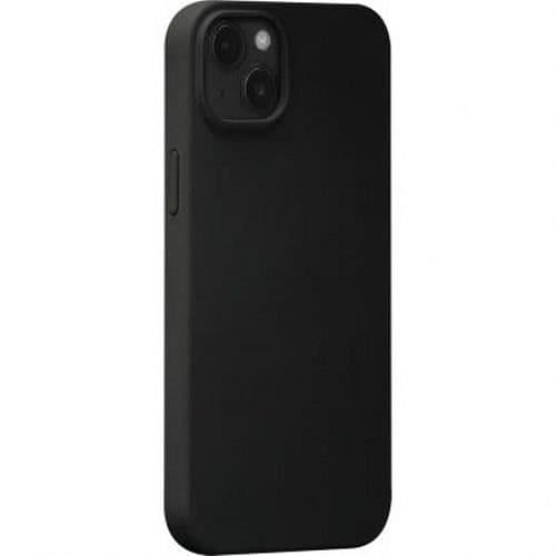 Fodral - DBRAMANTE1928 - Monaco - MagSafe kompatibel - iPhone 15 - Svart - Halvstyv - Blank - Elegant