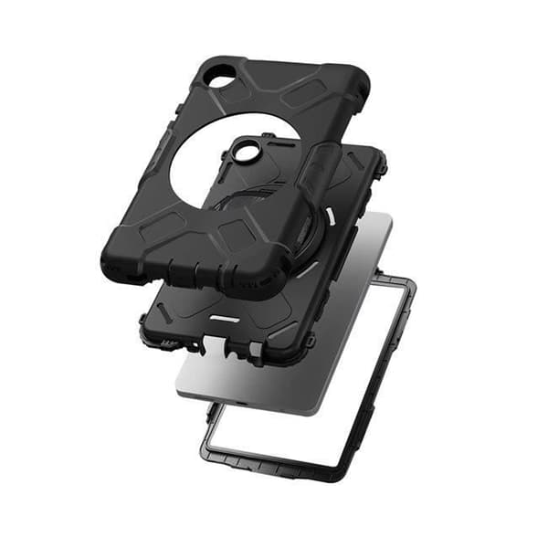 Fodral till Galaxy Tab A9 - EIGER - Fullständigt skydd - 360° roterande handtag