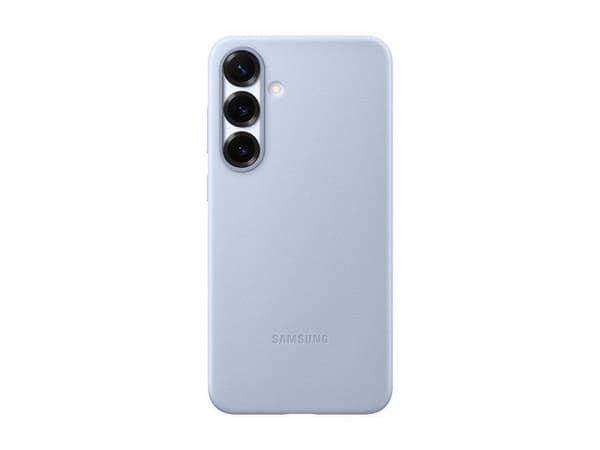 Coque för Samsung Galaxy S25 Plus Äkta Läder Kindsuit Samsung Ljusa Blå