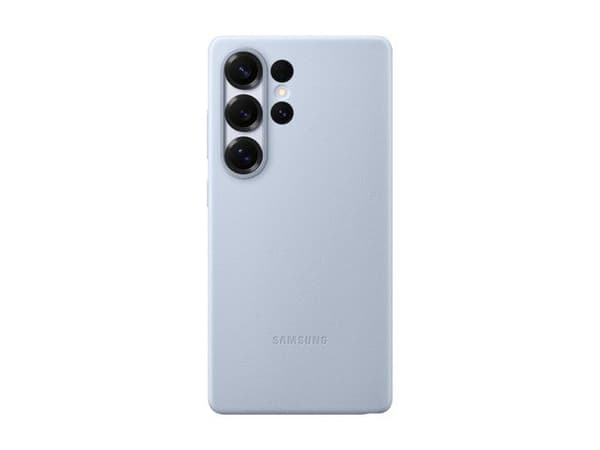 Coque för Samsung Galaxy S25 Ultra Äkta Läder Kindsuit Samsung Ljusblå