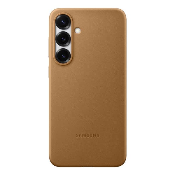 Coque för Samsung Galaxy S25 Plus Äkta Läder Kindsuit Samsung Guld