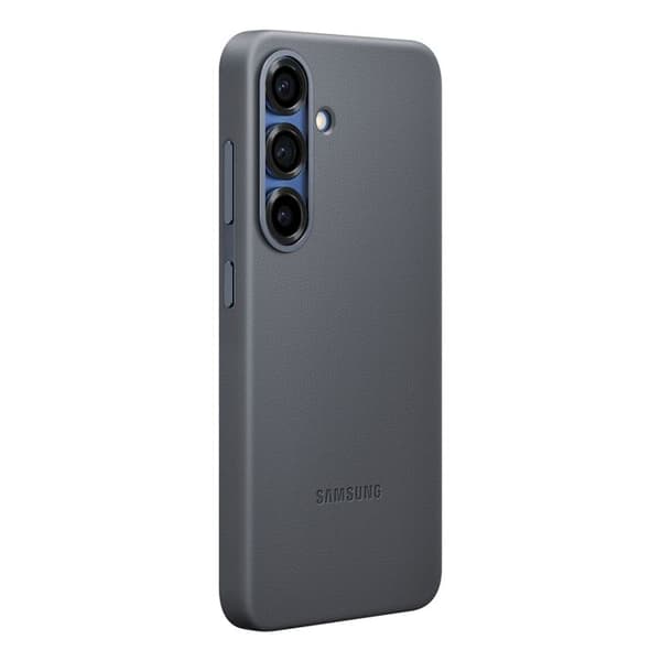 Skyddsfodral - Kindsuit - Samsung Galaxy S25 - Äkta läder - Stötbeständig - Svart