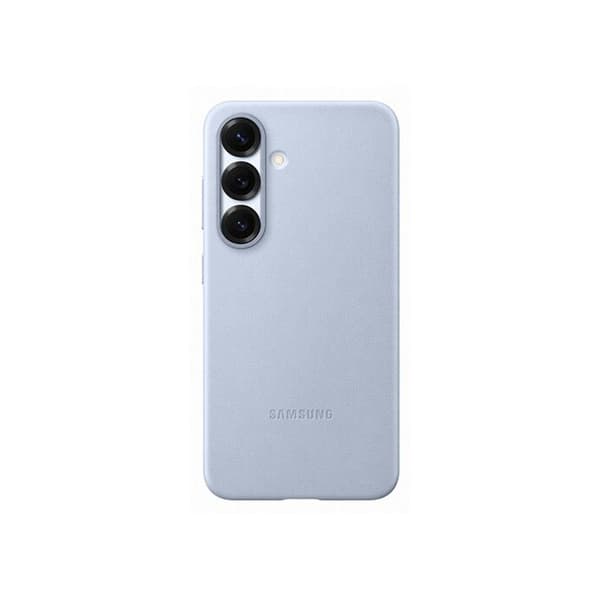 Coque för Samsung Galaxy S25 Äkta Läder Kindsuit Samsung Ljusblå