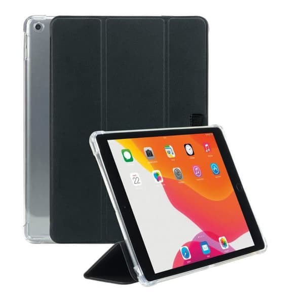 Folio Skyddsfodral - MOBILIS - iPad 10.2'' 2020/2019 - Förstärkta hörn - Transparent/Svart - Blandat