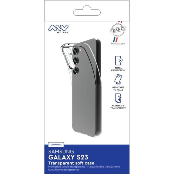 MYWAY FRANCE TRANSPARENT MJUKT FODRAL SAMSUNG GALAXY S23
