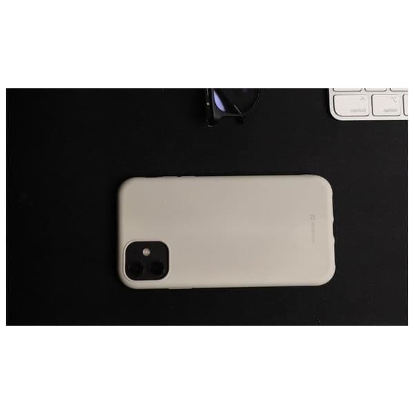 Swissten Soft Joy Fodral - Mjukt Fodral till iPhone 14 - Grå