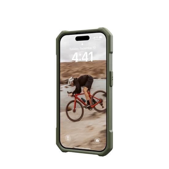 Coque - UAG - Essential Armor - iPhone 15 Pro Max - Oliv - Förstärkt skydd
