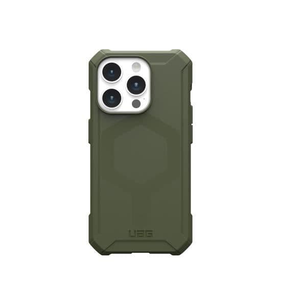 Coque - UAG - Essential Armor - iPhone 15 Pro Max - Oliv - Förstärkt skydd