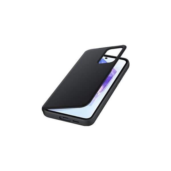 Etui - Samsung - Galaxy A55 5G - Svart - Inbyggt kortfack - Pekskontroll - Tunn och hållbar