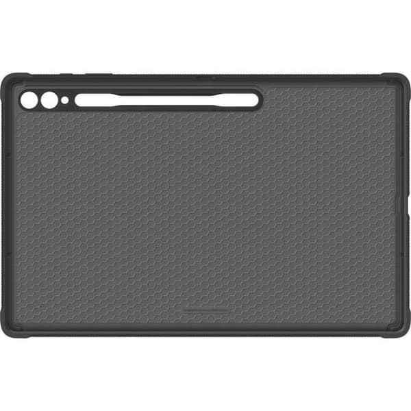 Förstärkt baksida - Samsung - Galaxy Tab S9 Ultra - Svart - Militärmotstånd - Ställfunktion