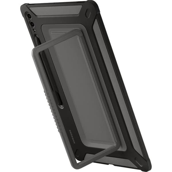 Förstärkt baksida - Samsung - Galaxy Tab S9 Ultra - Svart - Militärmotstånd - Ställfunktion
