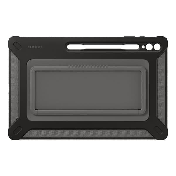 Förstärkt baksida - Samsung - Galaxy Tab S9 Ultra - Svart - Militärmotstånd - Ställfunktion
