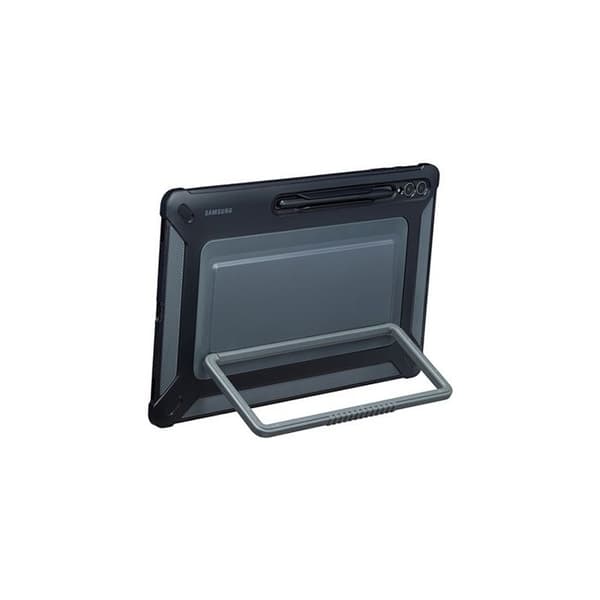 Förstärkt baksida - Samsung - Galaxy Tab S9 Ultra - Svart - Militärmotstånd - Ställfunktion