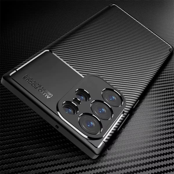 Samsung S25 Ultra Stöttåligt Slimmat Skal FullCarbon V4