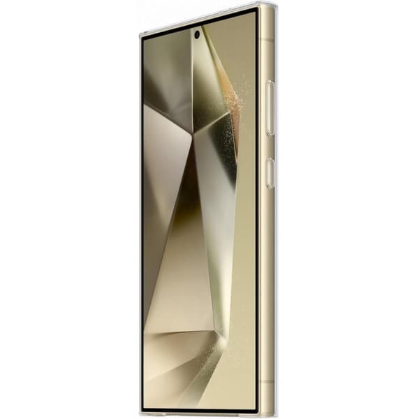 Samsung S25 Ultra Stöttåligt Genomskinligt Skal Simple