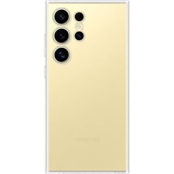 Samsung S25 Ultra Stöttåligt Genomskinligt Skal Simple