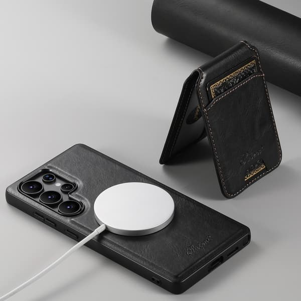 Suteni™ 2in1 Magsafe Skal med Korthållare Samsung S25 Ultra - Svart