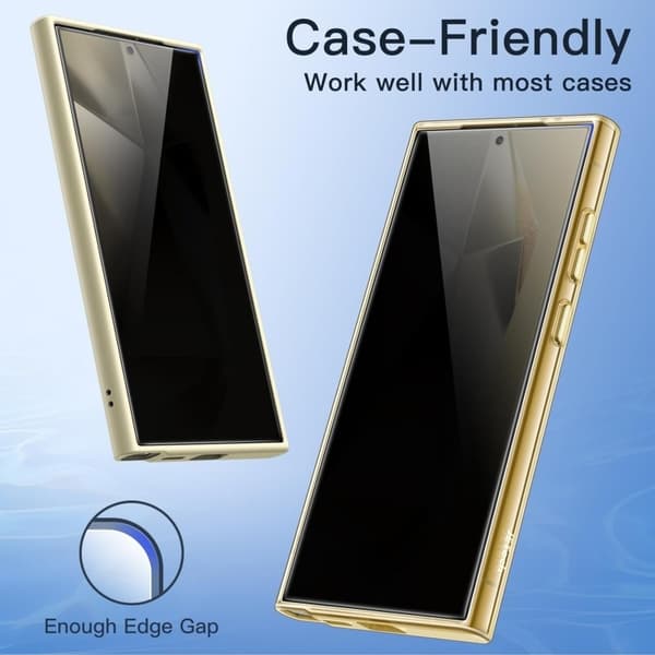 Samsung S25 Ultra Privacy Härdat glas 0.26mm 2.5D 9H