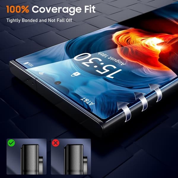 Samsung S25 Ultra Privacy Härdat glas 0.26mm 2.5D 9H