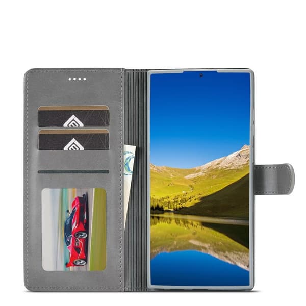 LC.IMEEKE Plånboksfodral Samsung S25 Ultra - Grå
