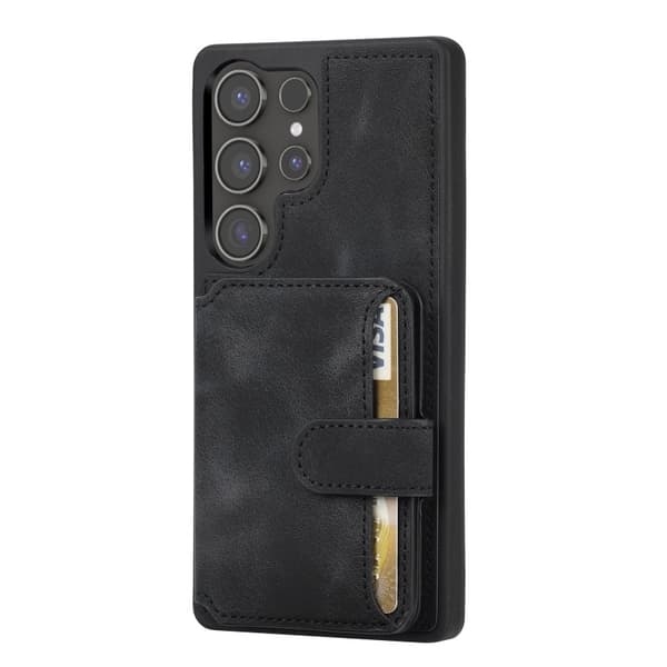 Samsung S25 Ultra Stöttåligt Premium Skal RFID 7-FACK Solid V6 Nordcell™ svart