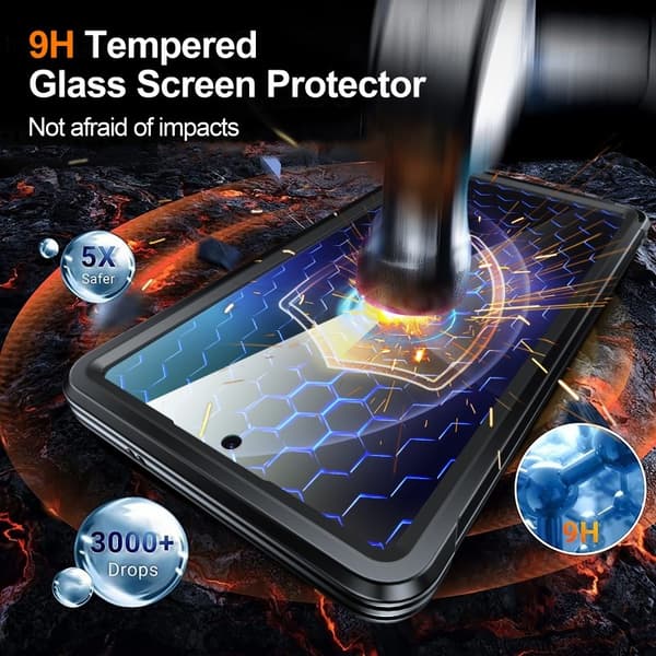 Samsung S25 Ultra Heltäckande Magsafe Premium 3D Skal 3in1 ThreeSixty