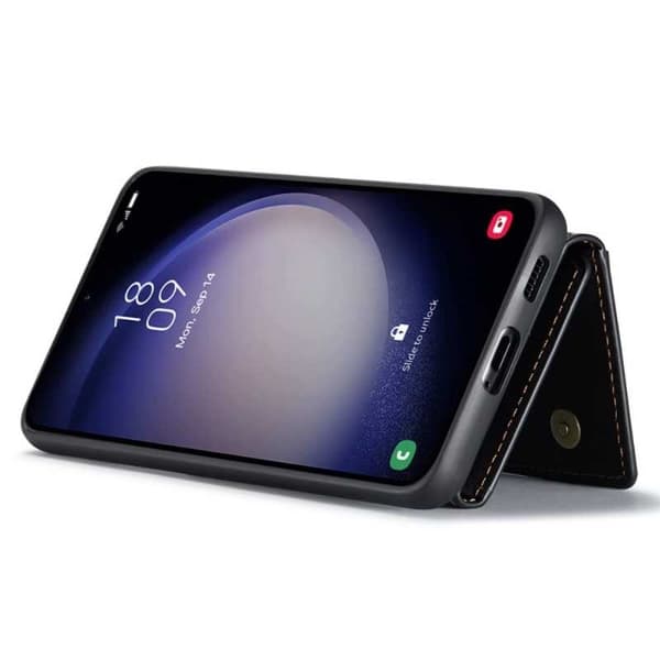 8-FACK Samsung S25 Plus Stöttåligt Skal med Magnetisk Korthållare DG.MING Detach