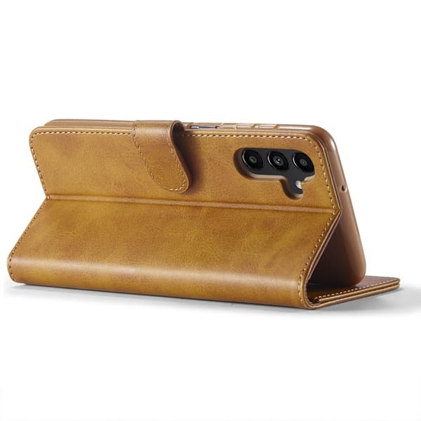 LC.IMEEKE Plånboksfodral Samsung S25 Plus - Ljusbrun